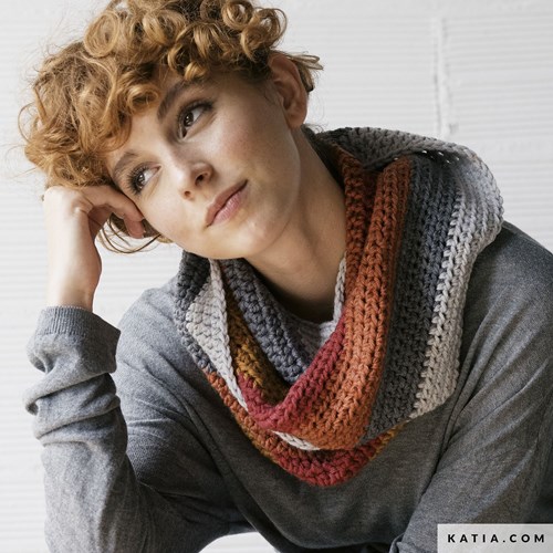 Häkelanleitung Katia Boomer Loopschal-3