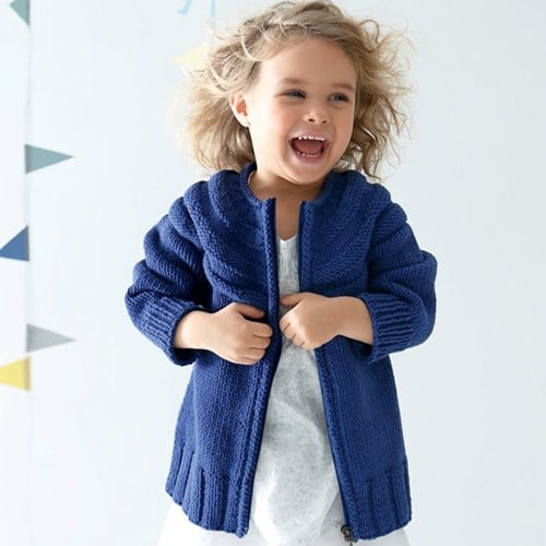 Strickanleitung Aviso Kinderjacke