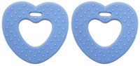Go Handmade Beißringe Herzchen 14 Babyblau