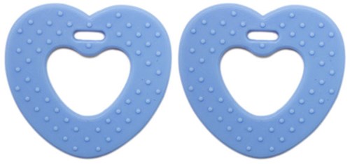 Go Handmade Beißringe Herzchen 14 Babyblau