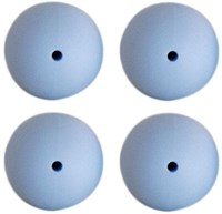 Go Handmade Silikonperlen 4 Stück 32 Babyblau