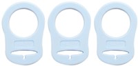 Go Handmade Silikon Schnullerringe 12 Babyblau