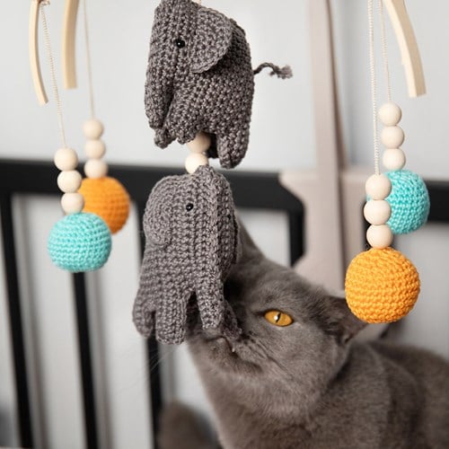 Olifantjes mobiel - Go Handmade Sensory Kit