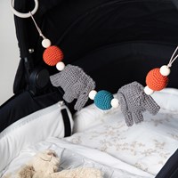 Elefanten-Kinderwagenspanner – Go Handmade Sensory Kit Häkelpaket