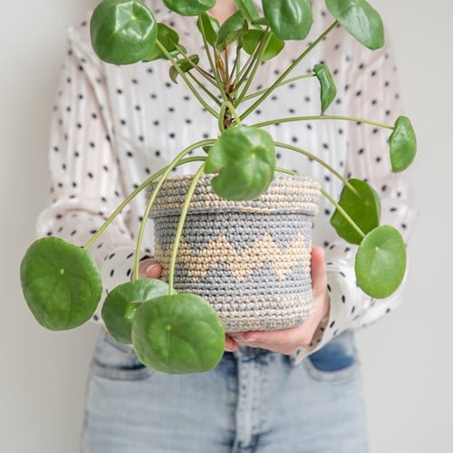 Häkelanleitung Yarn and Colors Basic Plant Baskets