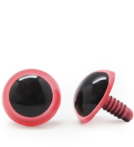 Plastik Sicherheitsaugen basic 007 Rosa 16mm