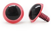 Plastik Sicherheitsaugen basic 007 Rosa 30mm