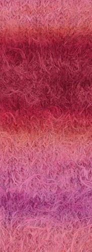 Lana Grossa Basta Mista 107 Rotviolett/Fuchsia/Altrosa/Weinrot/Burgund-2