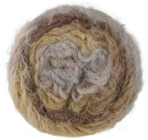 Lana Grossa Basta Mista 108 Beige/Hellgrau/Grcge/Taupe/Grau-/Dunkelbraun