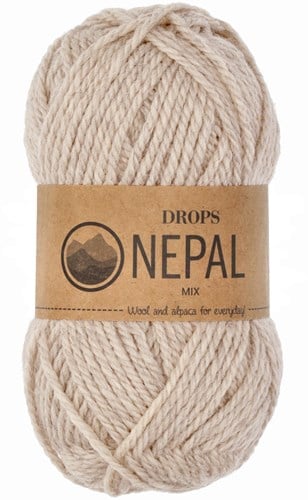 Drops Nepal Mix 206 Hellbeige