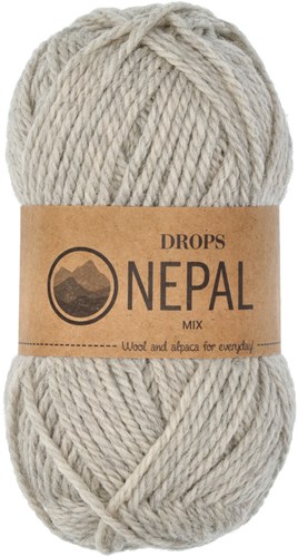Drops Nepal Mix 0500 Hellgrau