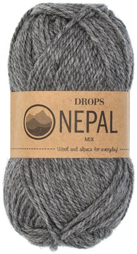 Drops Nepal Mix 0517 Mittelgrau