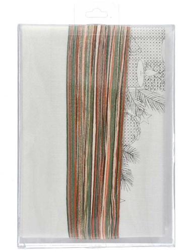 Rico Kerzen Tischdecke Stickpaket-2