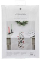 Rico Weihnachtskranz Tischläufer Stickpaket-3