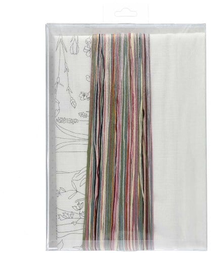 Rico Frühlingswiese Tischdecke Stickpaket-2