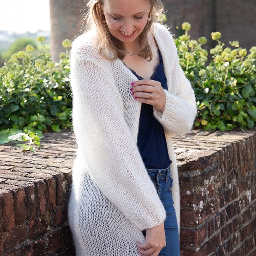 Breipatroon :Lang Vest Elegant-2