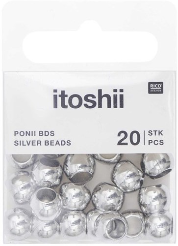 Rico Armband Perlen - Silver