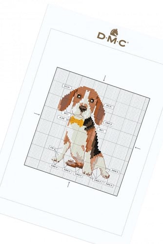 Borduurpatroon Hondje Beagle