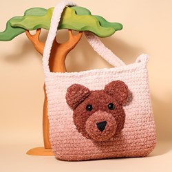 Bärchen Tragetasche - YarnZoo Garn- und Häkelpaket