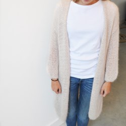 Bernadette Lange Jacke Strickpaket