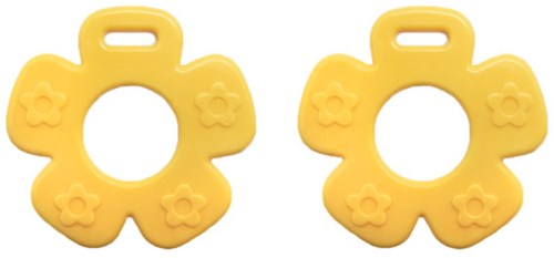 Durable Beißring Blume 645 Yellow
