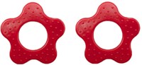Durable Beißring Blume mit Noppen 722 Red