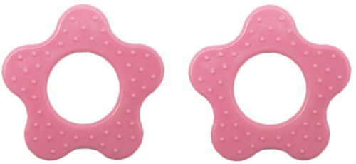Durable Beißring Blume mit Noppen 725 Pink