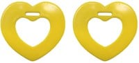 Durable Beißring Herz 645 Yellow