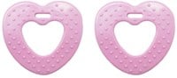 Durable Beißring Herz mit Noppen 749 Pink