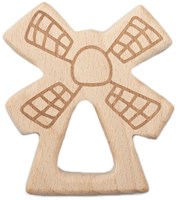 Durable Beißring Holz Windmühle