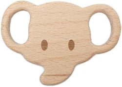 Durable Beißtier Holz Elephant