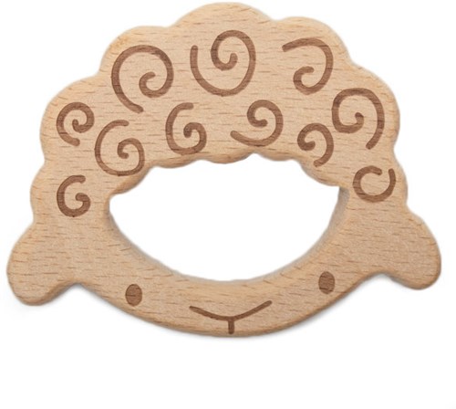 Durable Beißtier Holz Schaf