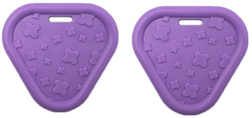 Durable Beißring Triangel 183 Purple