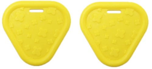 Durable Beißring Triangel 645 Yellow