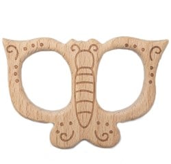 Durable Beißtier Holz Schmetterling