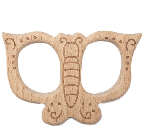 Durable Beißtier Holz Schmetterling