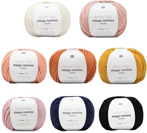 Blumen Kissen Bunt Punchneedle Paket 1-2