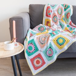 Yarn and Colors Blossom Blanket Häkelpaket