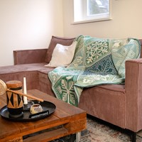 Floral CAL Decke Hortensia Garnpaket - Exklusive Musterung