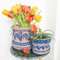 Häkelanleitung Yarn and Colors Boho Plant Baskets-2