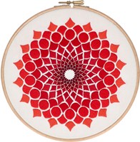 Kaleidoscope OG (20 cm) Stickpaket 001 Rot-2