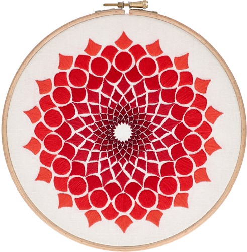 Kaleidoscope OG (20 cm) Stickpaket 001 Rot-2