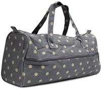 Stricktasche Charcoal Polka Dot