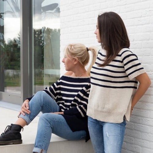 Strickanleitung Bretonischer Streifenpullover-2