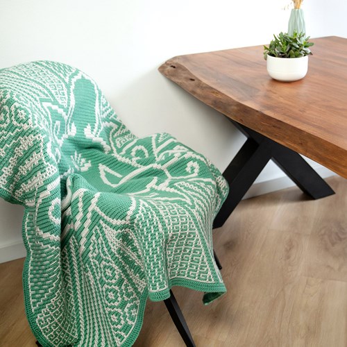 Beaming Buddha Decke Sage Garnpaket - Exklusive Anleitung