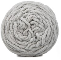 Budgetyarn Chunky Chenille 095 Soft Grey-2