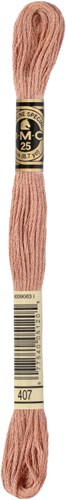 DMC 117MC Mouliné Spécial Stickgarn 8m 407