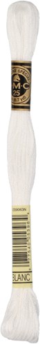 DMC 117MC Mouliné Spécial Stickgarn 8m BLANC