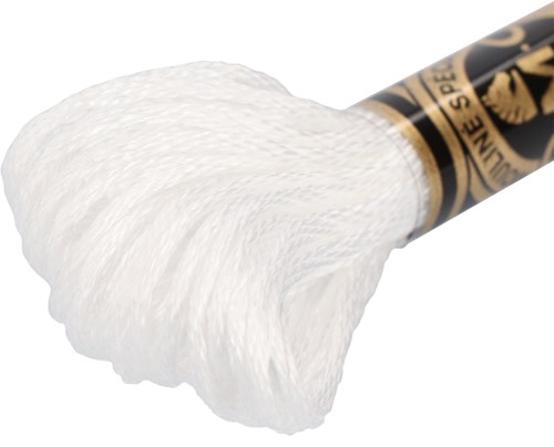 DMC 117MC Mouliné Spécial Stickgarn 8m BLANC-2