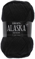Drops Alaska Uni Colour 006 schwarz